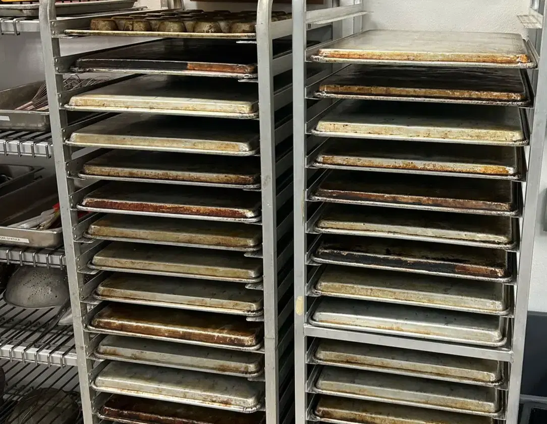 Inside the licensed commercial kitchen where Sunny Island Pepper Sauce is made.
