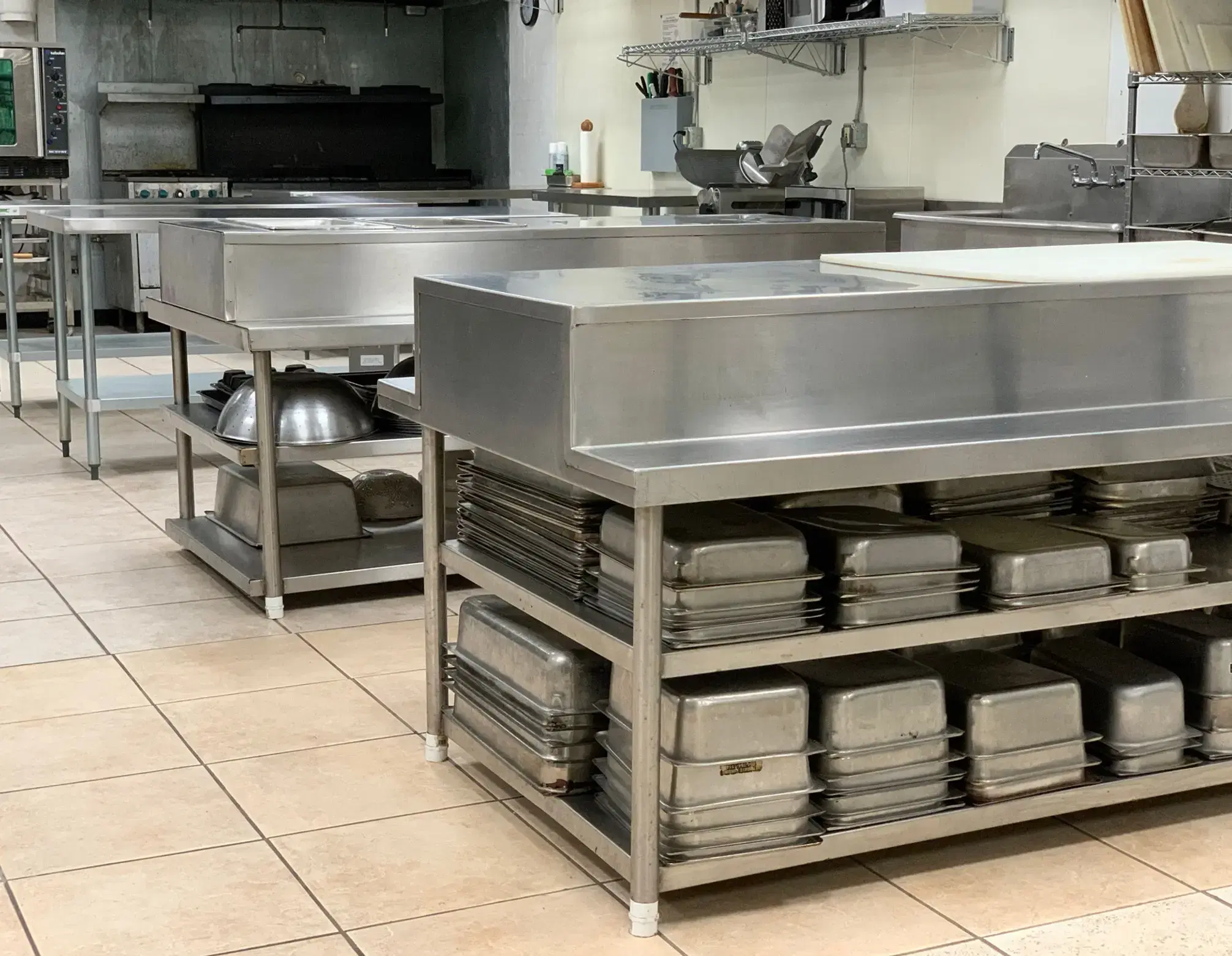 Inside the licensed commercial kitchen where Sunny Island Pepper Sauce is made.