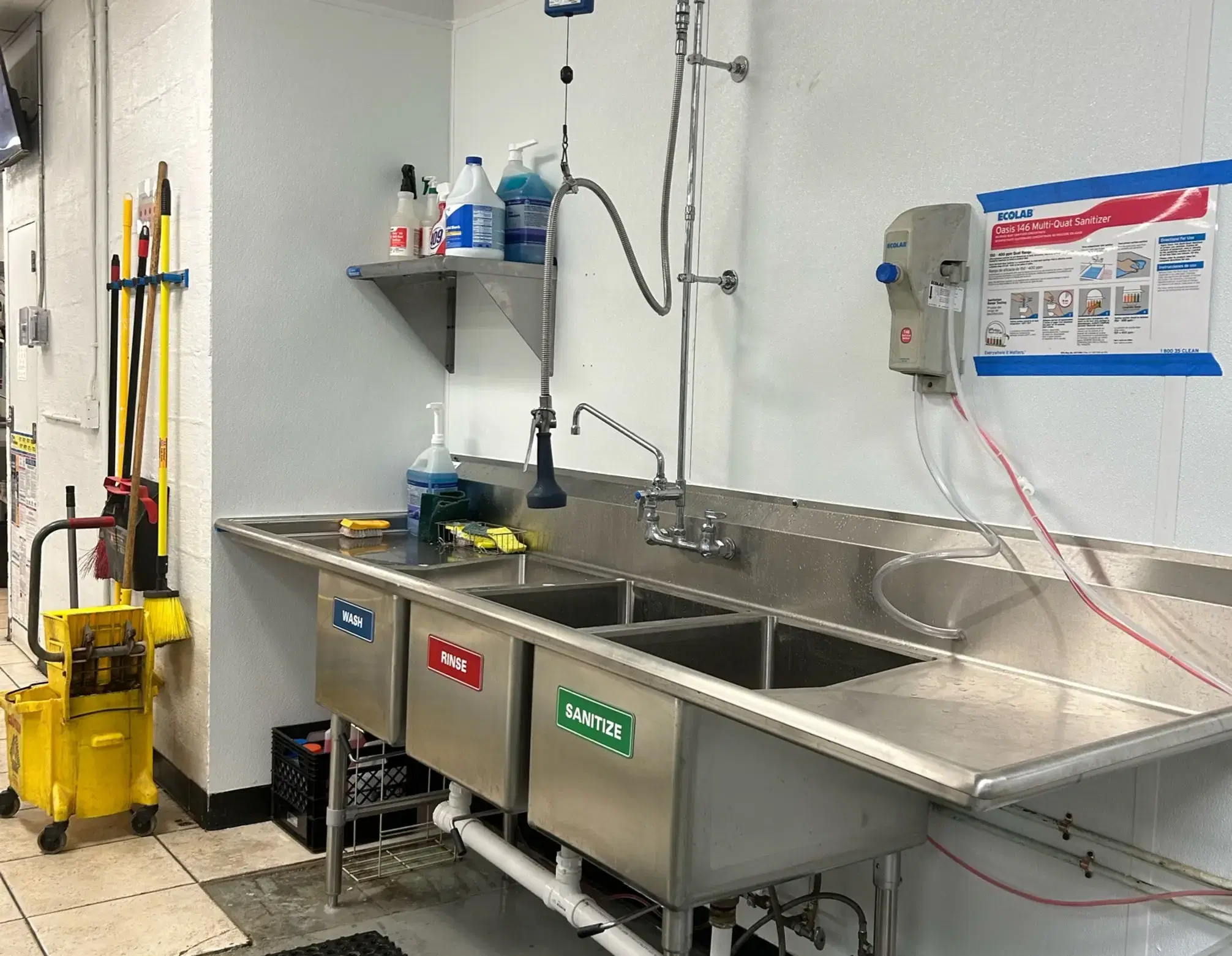 Inside the licensed commercial kitchen where Sunny Island Pepper Sauce is made.